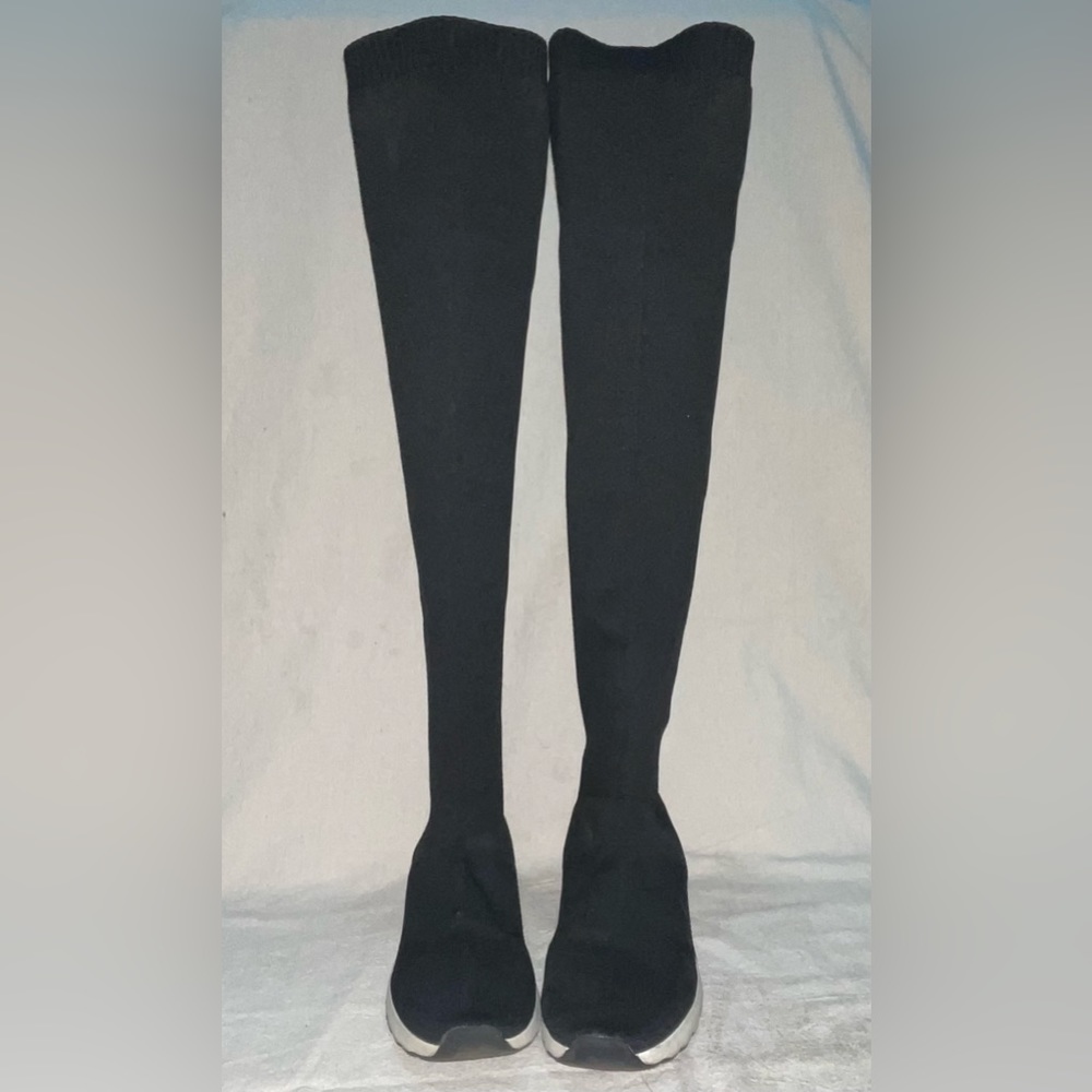 Zara Over-the-Knee Fabric Sneakers/boots